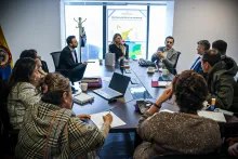 La Unidad Solidaria recibe a la Escuela de Economía social para fortalecer el intercambio internacional 