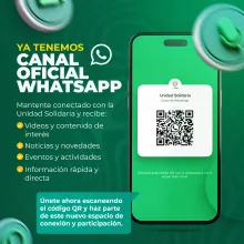 La Unidad Solidaria ahora cuenta con canal oficial de WhatsApp