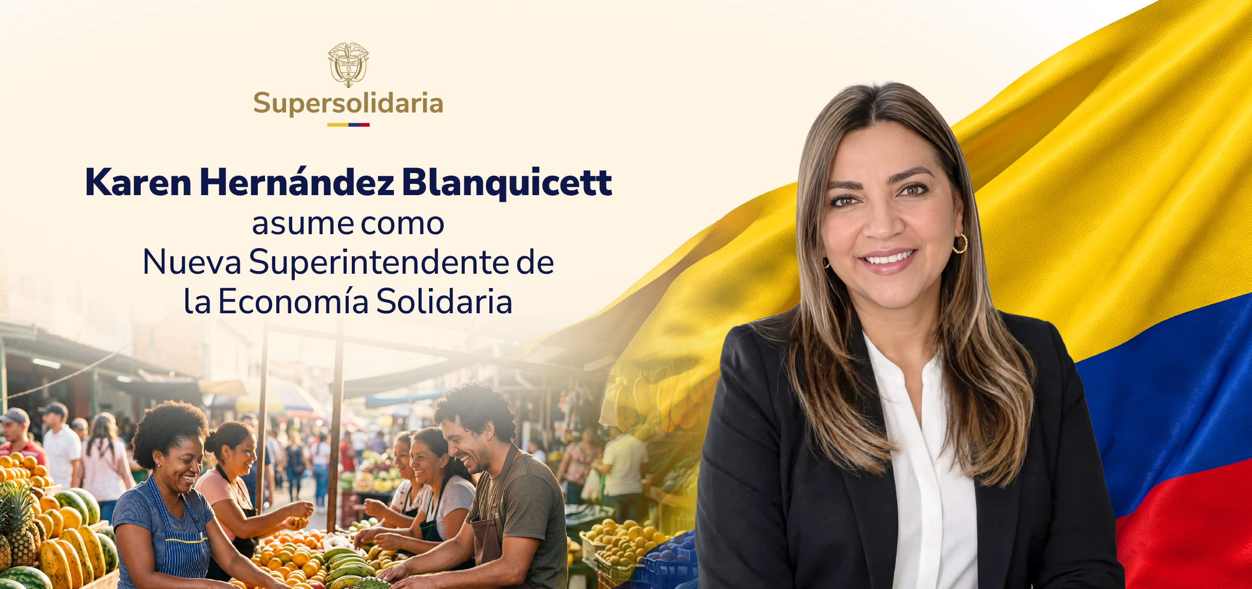 Nueva Superintendente de la Economía Solidaria