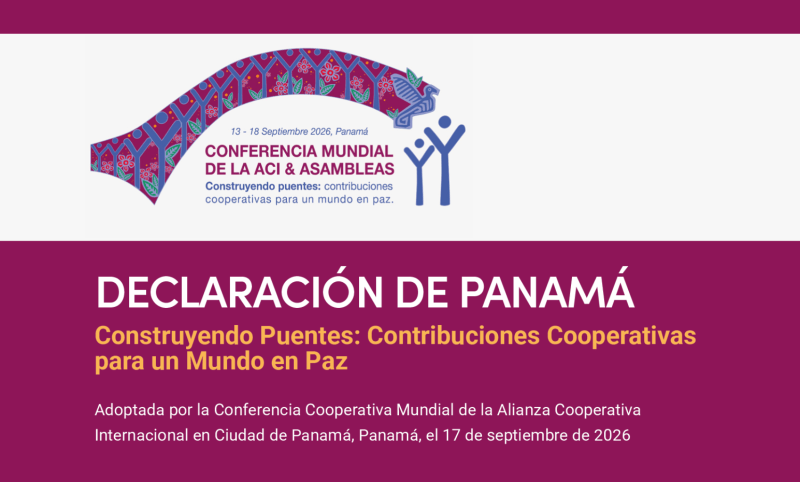 La Conferencia Mundial de la ACI declara que las cooperativas son una fuerza para la paz