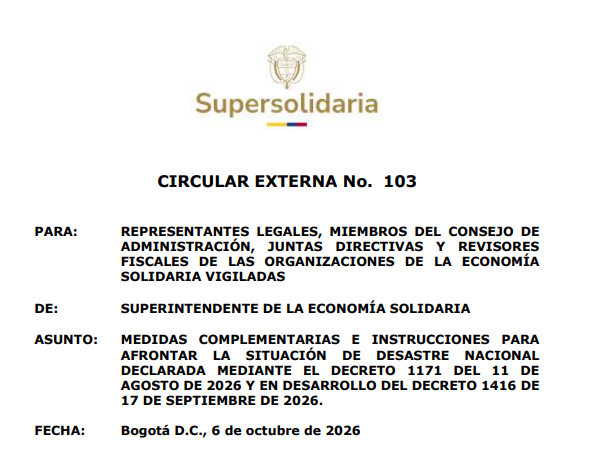 Organizaciones solidarias podrán brindar apoyo financiero a afectados por la emergencia