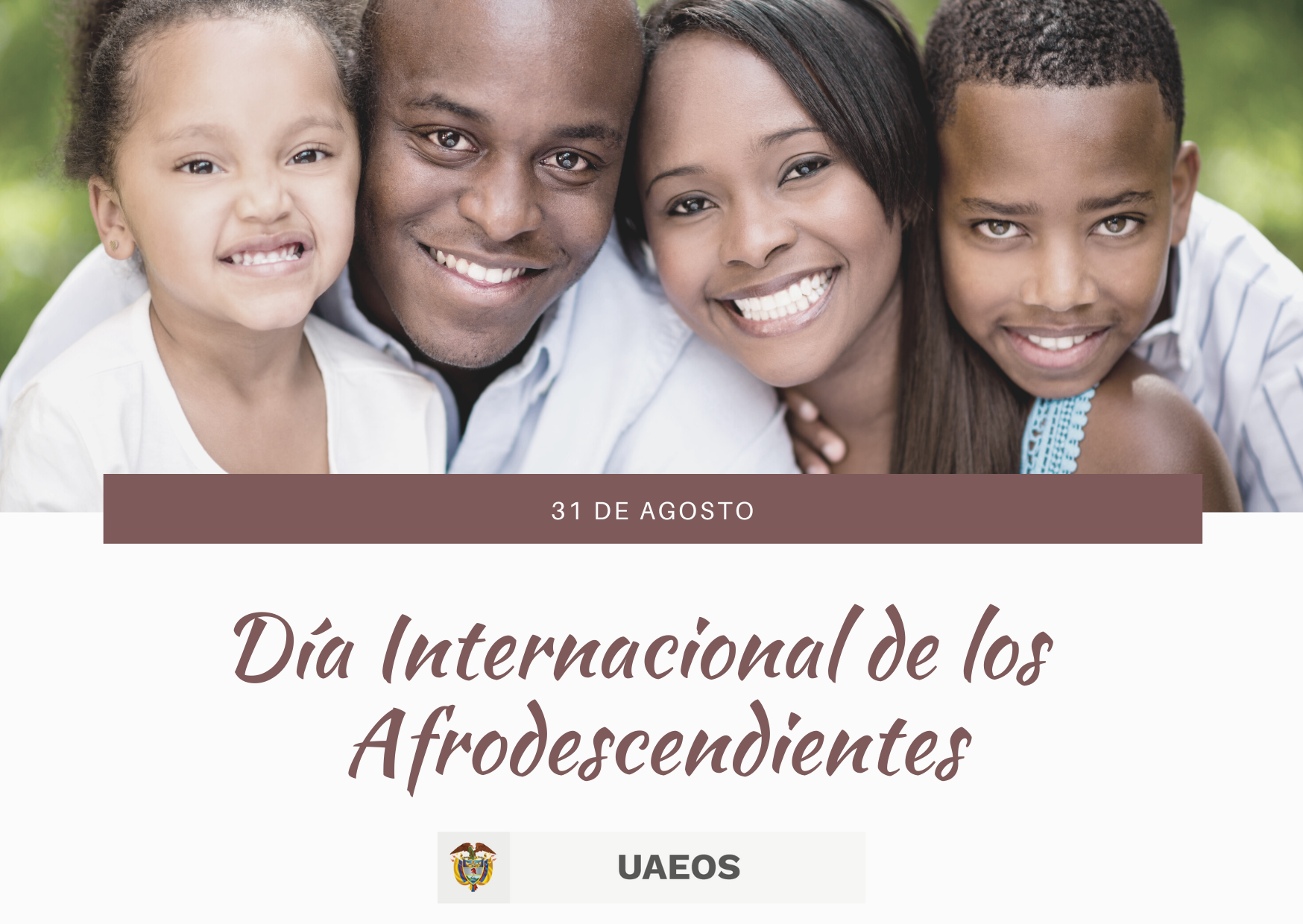Día Internacional de los Afrodescendientes Día Internacional de los Afrodescendientes