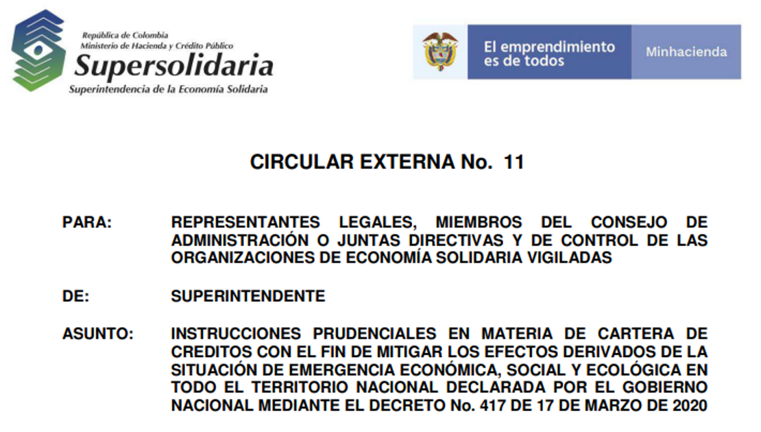 Supersolidaria Circular externa