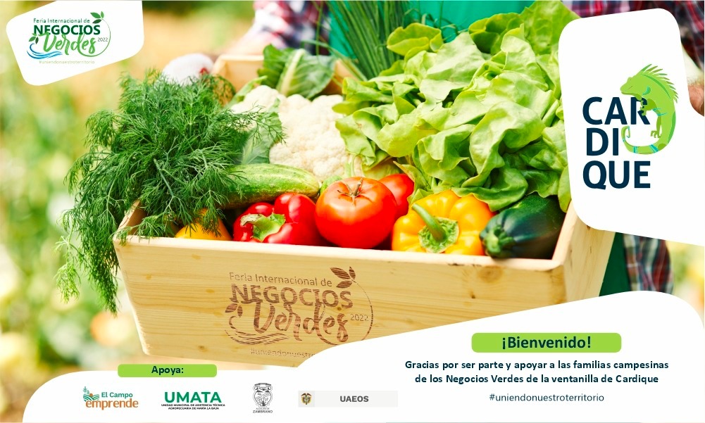Los negocios verdes son aquellas actividades económicas en las que se ofrecen bienes o servicios que generan impactos ambientales positivos y que, además, incorporan buenas prácticas ambientales, sociales, económicas, con enfoque de ciclo de vida, contribuyendo a la conservación del ambiente como capital natural que soporta el desarrollo del territorio. Aportando al fortalecimiento de las organizaciones que hacen parte del sector solidario, la generación de empleo y en cumplimiento a lo establecido en la Ley 2046 de 2020, se realizará la VI Feria Internacional de Negocios Verdes, liderada por la Corporación Autónoma Regional del Canal del Dique, donde además, se promoverán los negocios verdes. La jornada, se llevará a cabo el 22 de octubre, en el Centro de Convenciones Cartagena de Indias, salón “Secretaría General”, de 8:00 a.m. a 4:00 p.m., y contará con la participación de negocios verdes que tendrán la oportunidad de promocionar y comercializar sus productos y/o servicios, en un espacio donde, además, pod Los negocios verdes son aquellas actividades económicas en las que se ofrecen bienes o servicios que generan impactos ambientales positivos y que, además, incorporan buenas prácticas ambientales, sociales, económicas, con enfoque de ciclo de vida, contribuyendo a la conservación del ambiente como capital natural que soporta el desarrollo del territorio. Aportando al fortalecimiento de las organizaciones que hacen parte del sector solidario, la generación de empleo y en cumplimiento a lo establecido en la Le