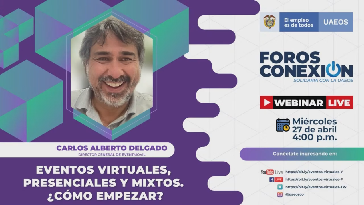 Eventos virtuales, presenciales y mixtos