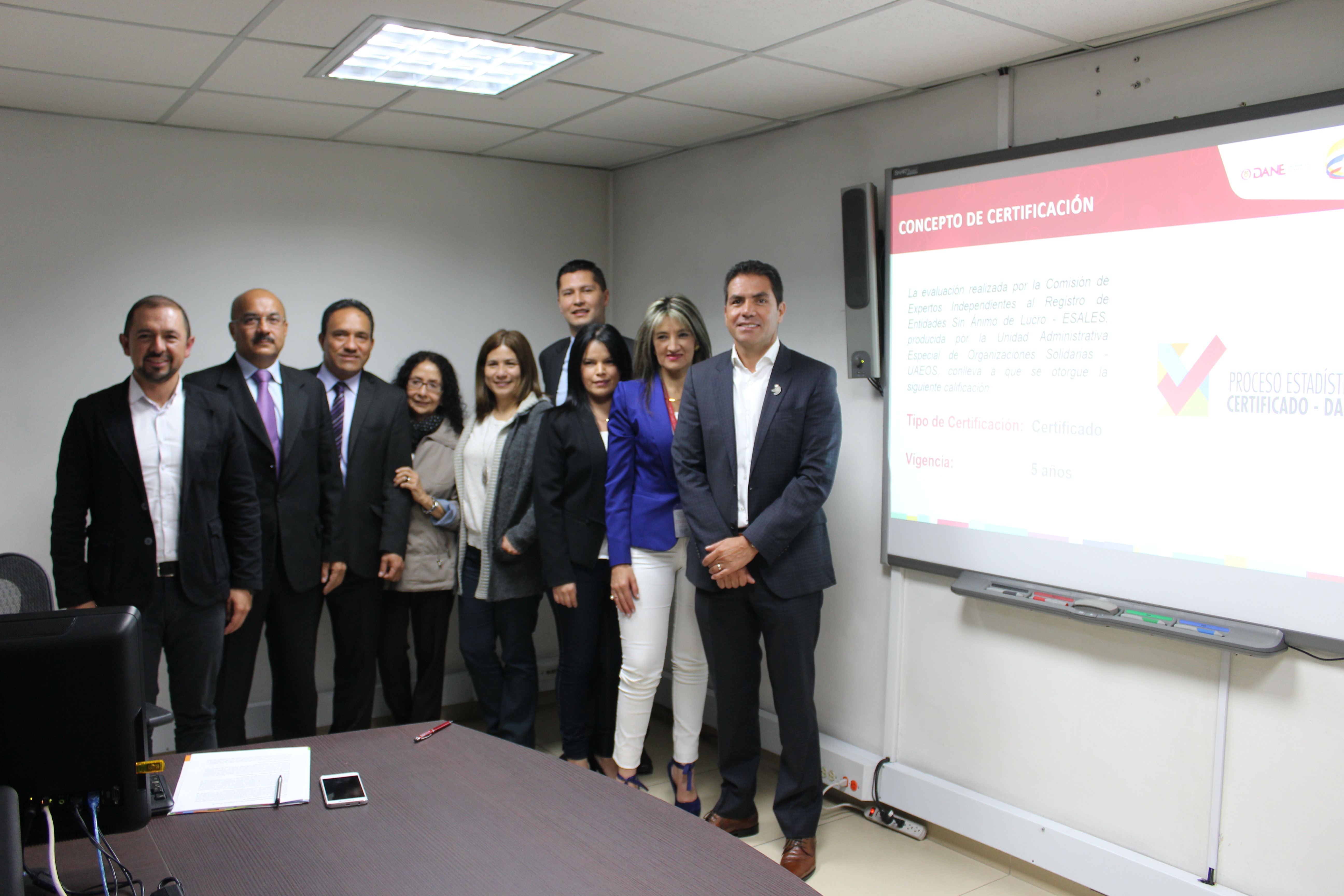 DANE certifica como estadísticas oficiales las generadas por la Unidad Administrativa Especial de Organizaciones Solidarias