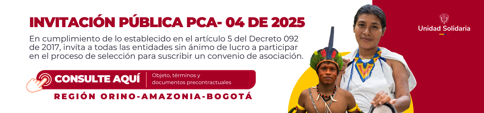 INVITACIÓN PÚBLICA PCA- 04 DE 2025