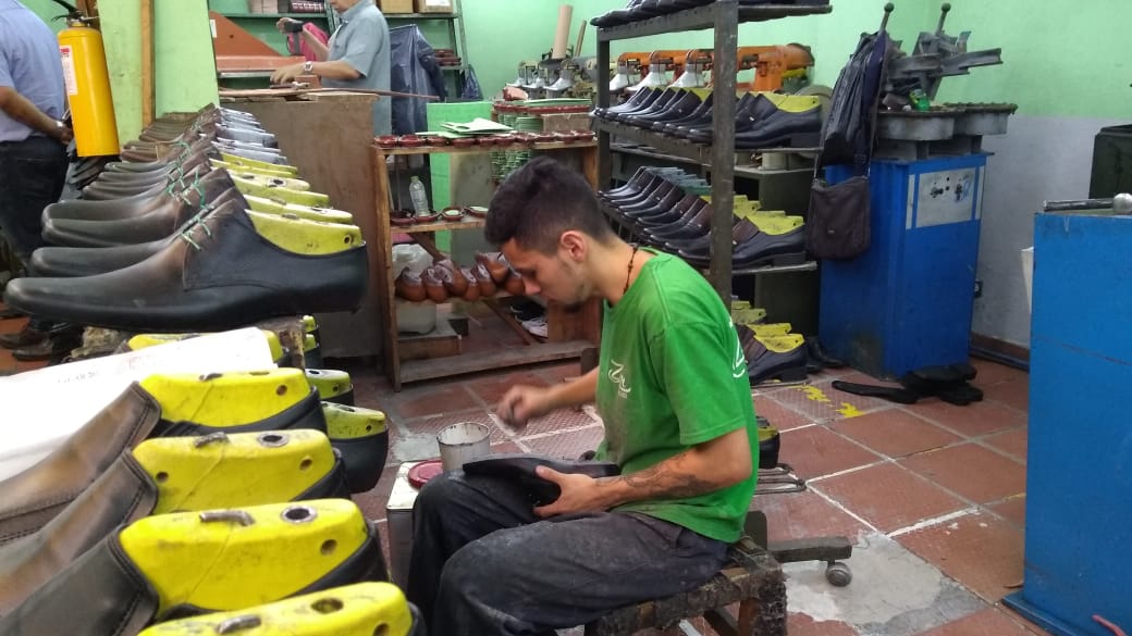 Fabricantes de calzado del barrio Restrepo