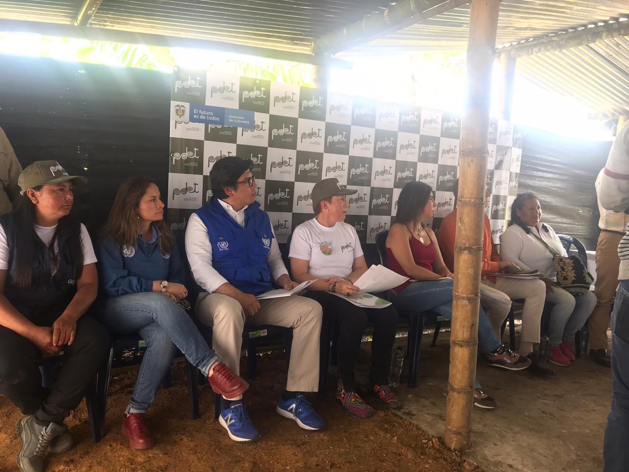 UAEOS impulsa los Programas de Desarrollo con Enfoque Territorial en el Cauca