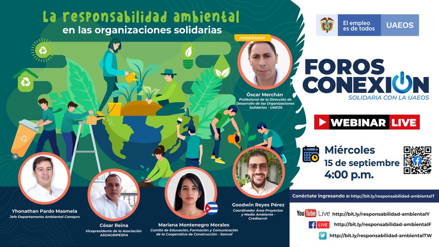Foro Conexión Solidaria Responsabilidad ambiental de las organizaciones solidarias