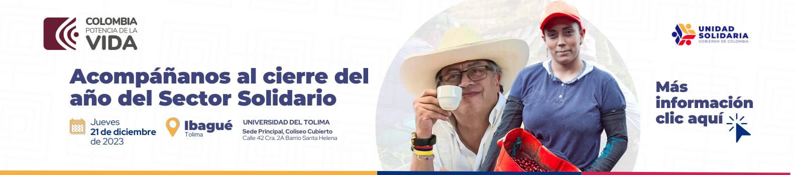 Presidente Petro acompañará el cierre de fin de año del sector solidario Presidente Petro acompañará el cierre de fin de año del sector solidario