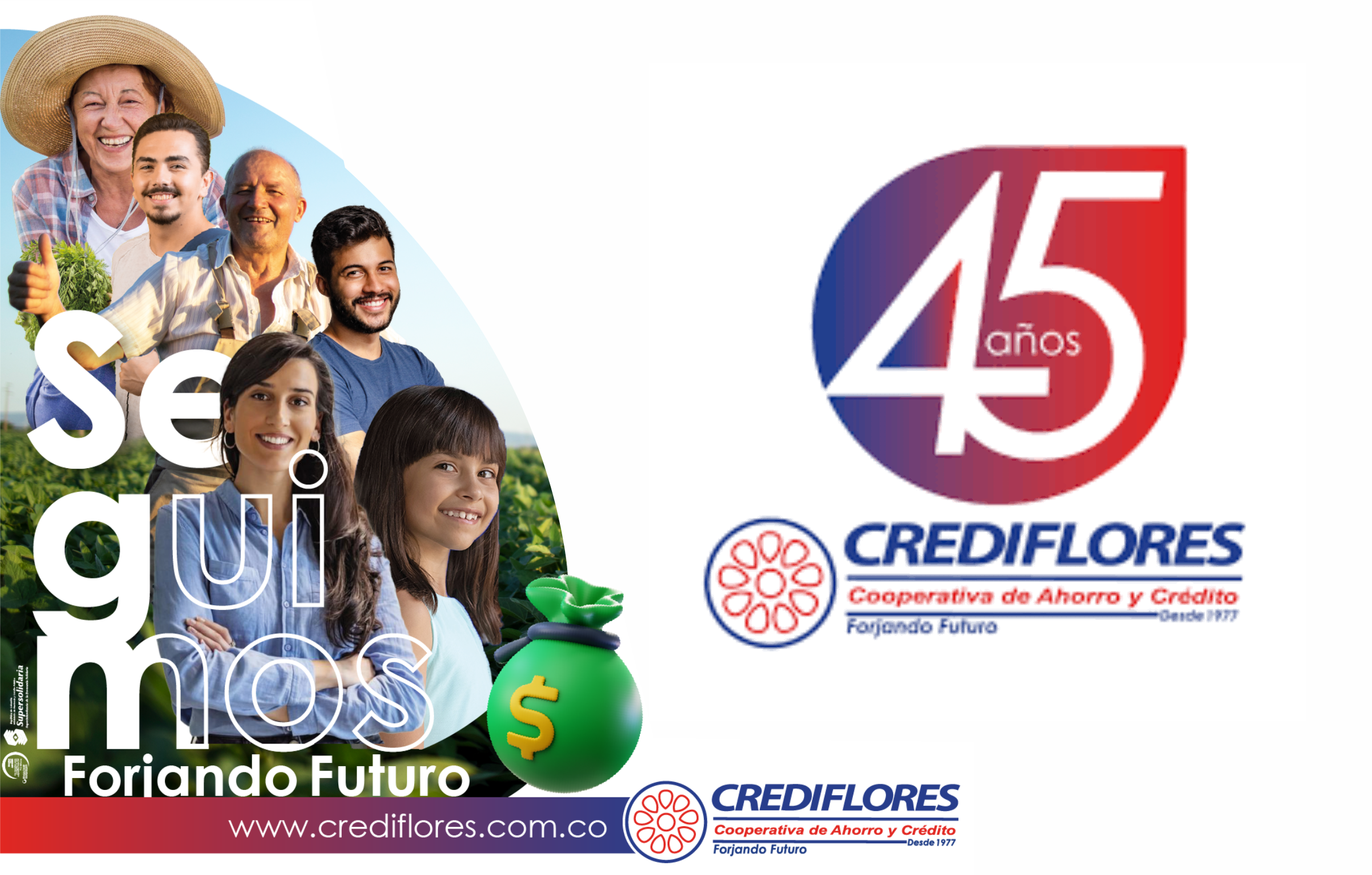 Crediflores 45 años