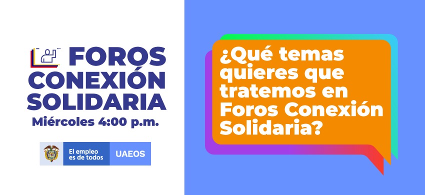 Foros Conexión Solidaria