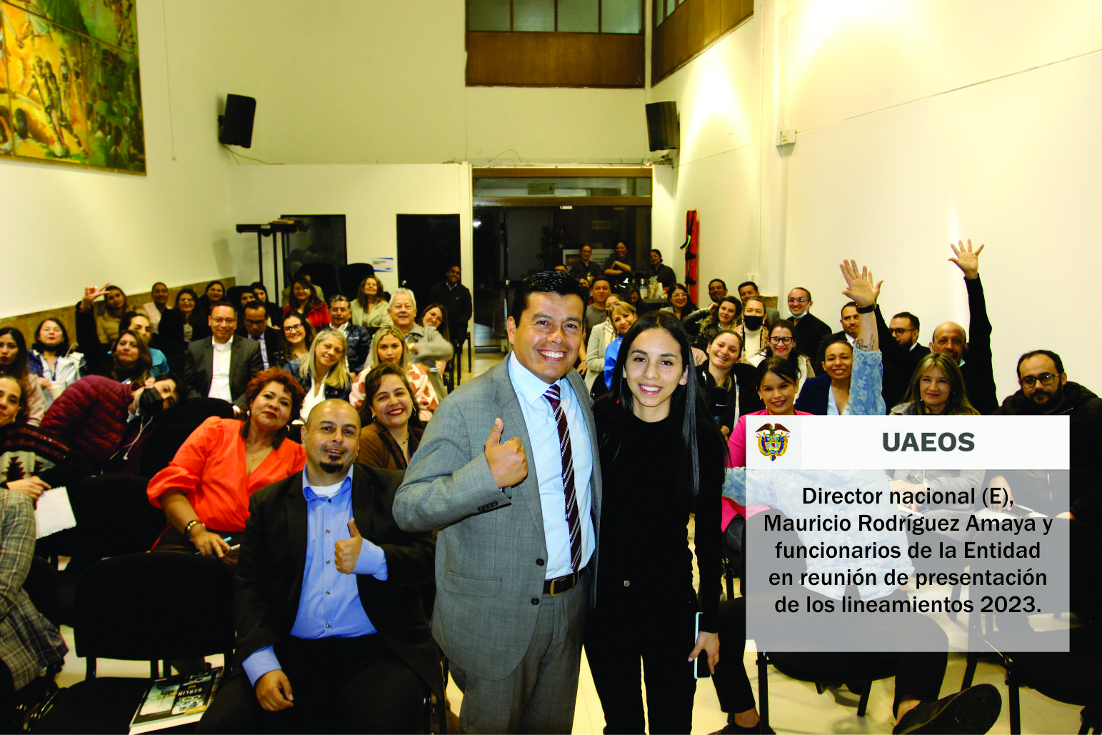 Director de la UAEOS entrega nuevos lineamientos estratégicos a los funcionarios de la Entidad Director de la UAEOS entrega nuevos lineamientos estratégicos a los funcionarios de la Entidad