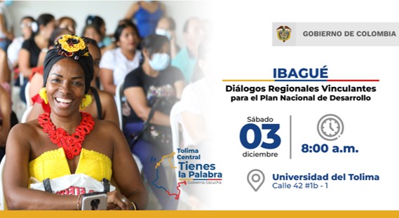 Los diálogos regionales llegan a Ibagué Los diálogos regionales llegan a Ibagué