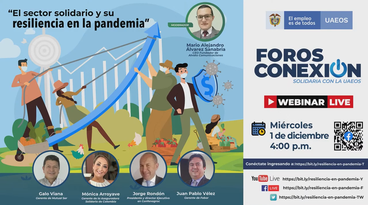 Foro el Sector Solidario y su resiliencia en la pandemia 