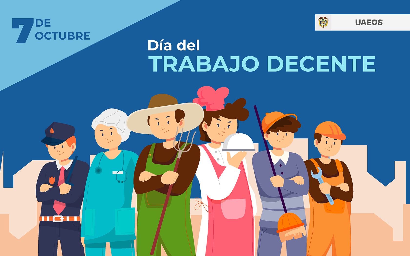 Hoy celebramos el Día del Trabajo Decente Hoy celebramos el Día del Trabajo Decente