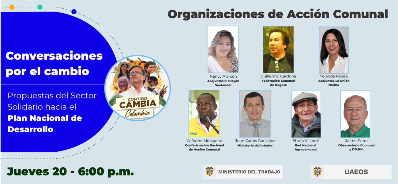 Conversaciones por el cambio, organizaciones de acción comunal