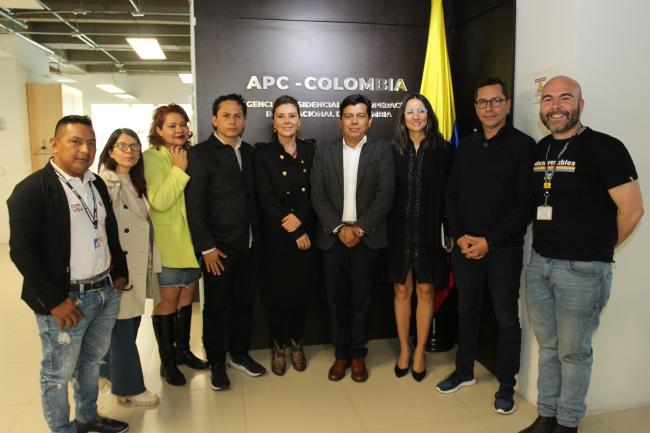 La Unidad Solidaria se reunió con la Agencia Presidencial de Cooperación Internacional