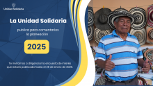 Planeación de la Unidad Solidaria 2025