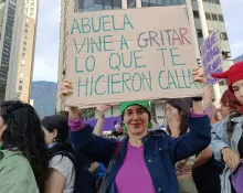 Bogotá se movilizó en conmemoración del 8M