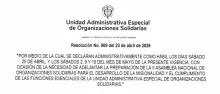 Resolución No. 069 del 23 de abril de 2026