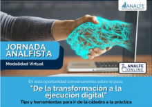 La UAEOS y Analfe invitan al conversatorio: ‘De la transformación a la ejecución digital’