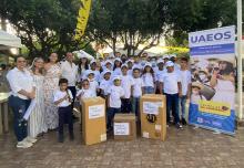 Entrega de material en La Guajira