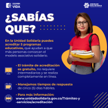 Unidad Solidaria acredita cinco programas educativos