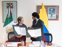 México y Colombia firman convenio de Cooperación para Impulsar Reformas Sociales