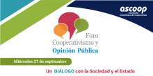 Foro de Cooperativismo y Opinión Pública: 27 de septiembre