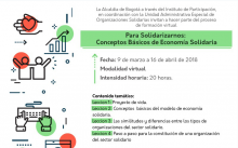 Curso virtual de Economía solidaria para líderes de acción comunal del Distrito Capital 