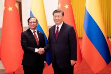 Primeros avances de la visita de Gustavo Petro a China