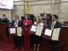 Cámara de Representantes condecoró a los gremios cooperativos