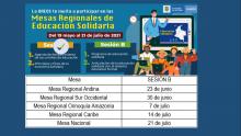 La UAEOS continúa liderando las Mesas Regionales de Educación Solidaria