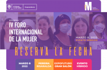 Foro M “Mujeres Agentes de Transformación” se realizará el martes 8 de marzo