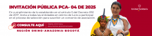INVITACIÓN PÚBLICA PCA- 04 DE 2025