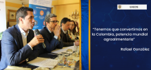 “Tenemos que convertirnos en la Colombia, potencia mundial agroalimentaria” Rafael González