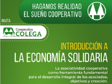 Participe en el evento virtual “Introducción a la Economía Solidaria”