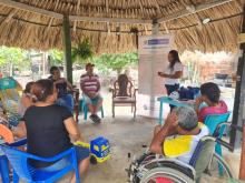 La UAEOS dicta talleres de Enfoque de Mejoramiento de Vida y Planes de Negocio a asociaciones de Córdoba