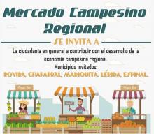 La UAEOS invita a participar del Mercado Campesino en Fresno, Tolima
