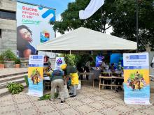 La UAEOS participa en la primera feria Sucre Solidaria Emprende y Vende 