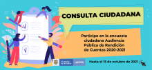 Audiencia Pública de Rendición de Cuentas 2020-2021