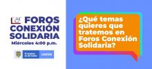 Foros Conexión Solidaria