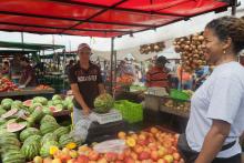 372 familias beneficiadas en los dos últimos mercados campesinos del PES