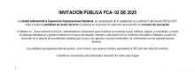 INVITACIÓN PÚBLICA PCA- 02 DE 2025