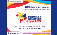 Premios Colombia Participa 2022