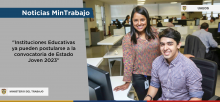 Instituciones Educativas ya pueden postularse a la convocatoria de Estado Joven 2023