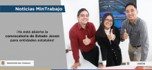 Ya está abierta la convocatoria de Estado Joven para entidades estatales